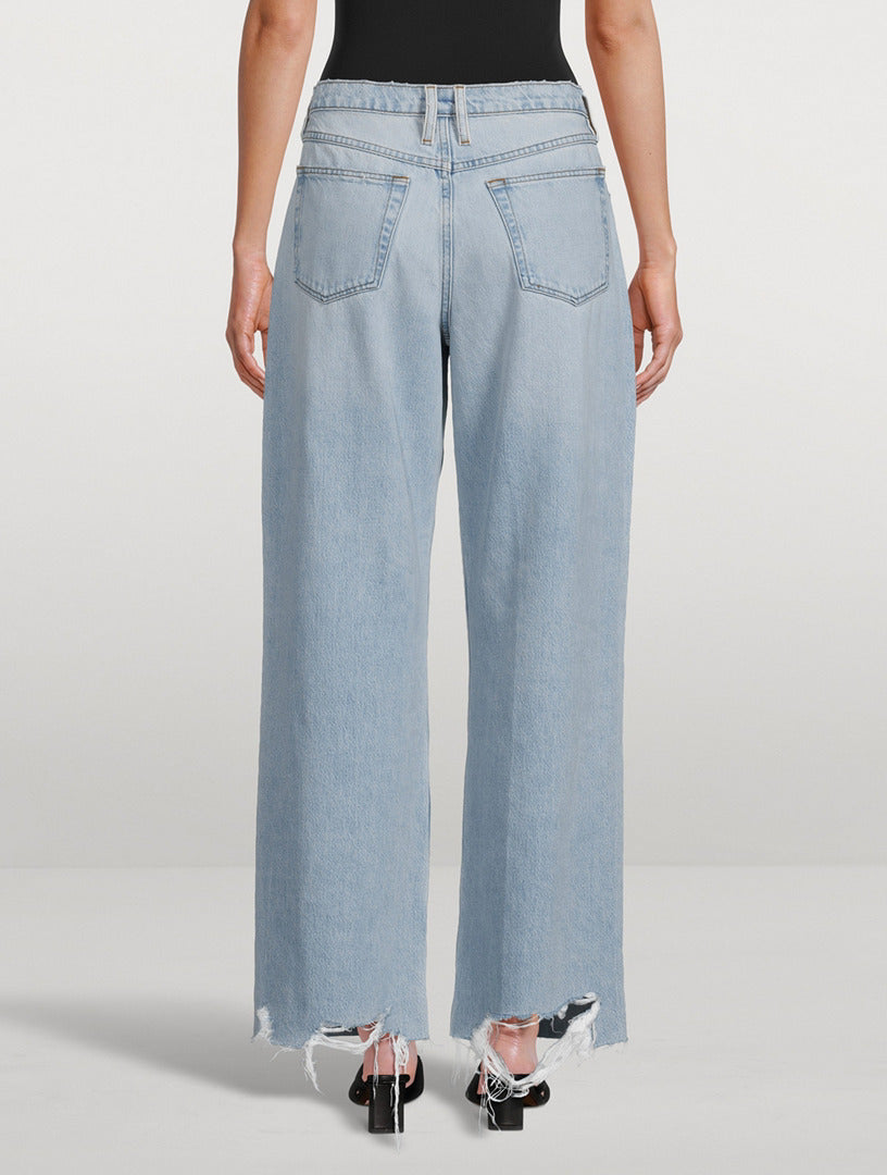 Pantalon Le High N Tight Wide Leg Crop Raw - Legacy Chew