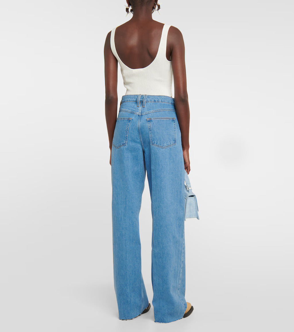 Pantalon Le High N Tight Wide Leg Raw After - Meadow