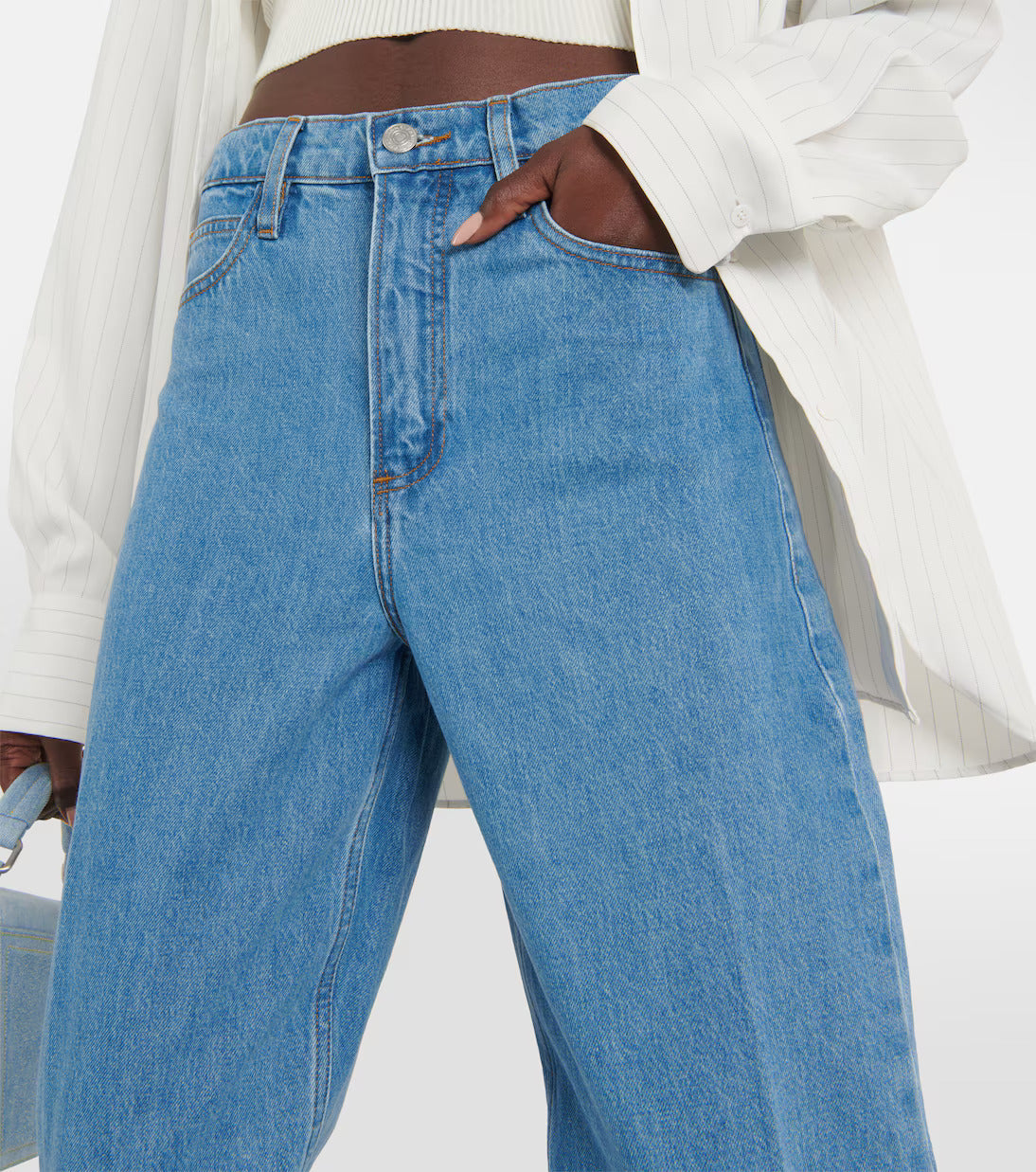 Pantalon Le High N Tight Wide Leg Raw After - Meadow