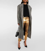 Pantalon Le High Straight - Gold Chrome