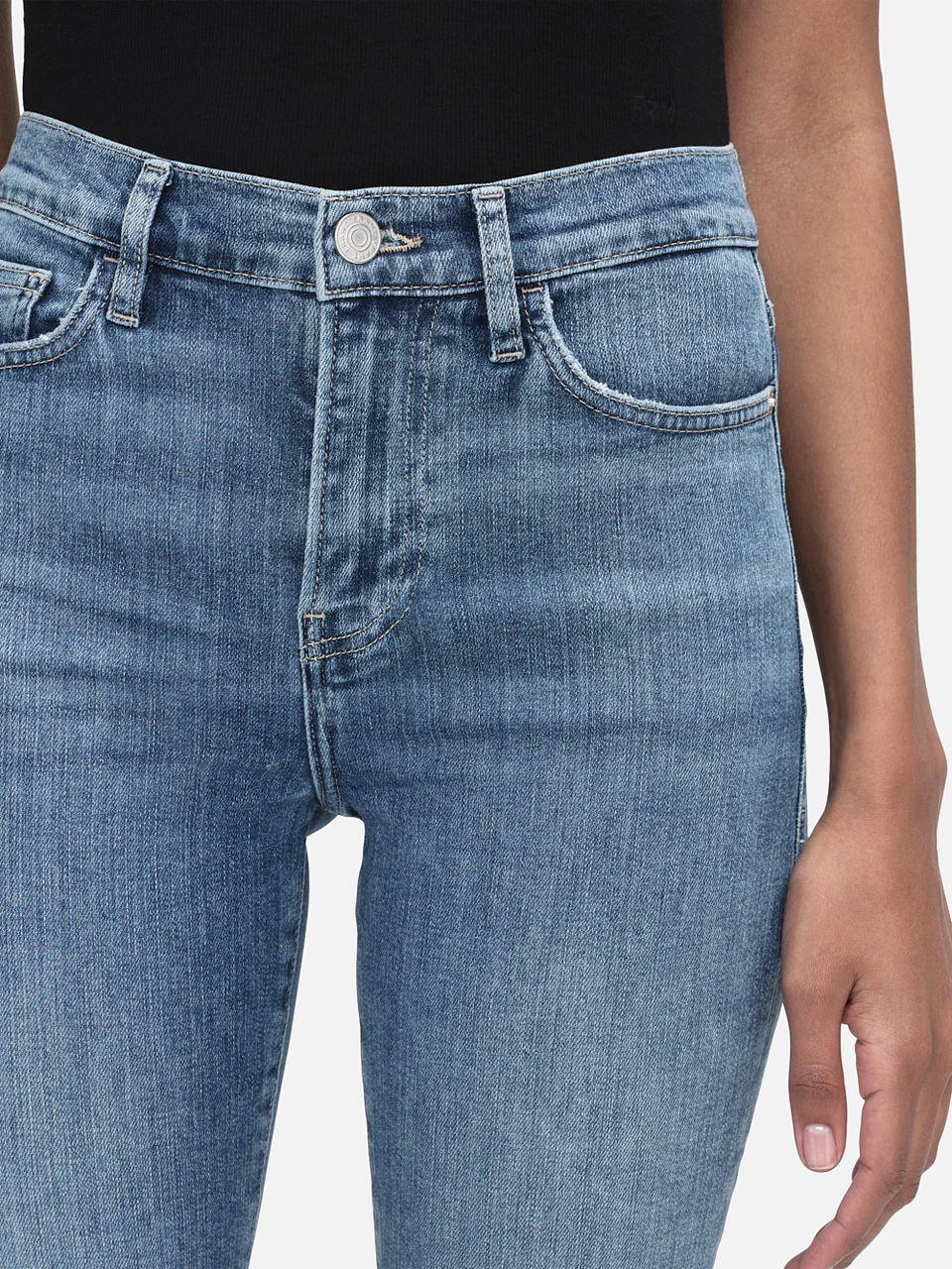 Pantalon Le High Straight Long - Daphne Blue