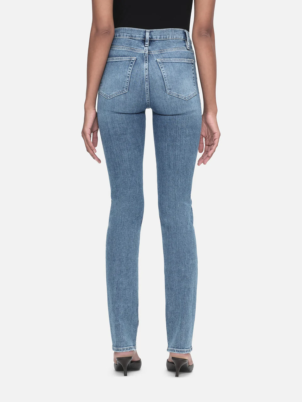 Pantalon Le High Straight Long - Daphne Blue