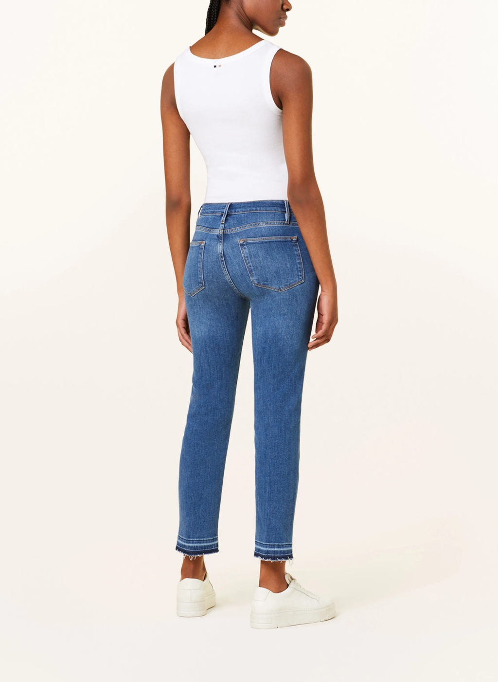 Pantalon Le High Straight Released Hem Fray - Samson
