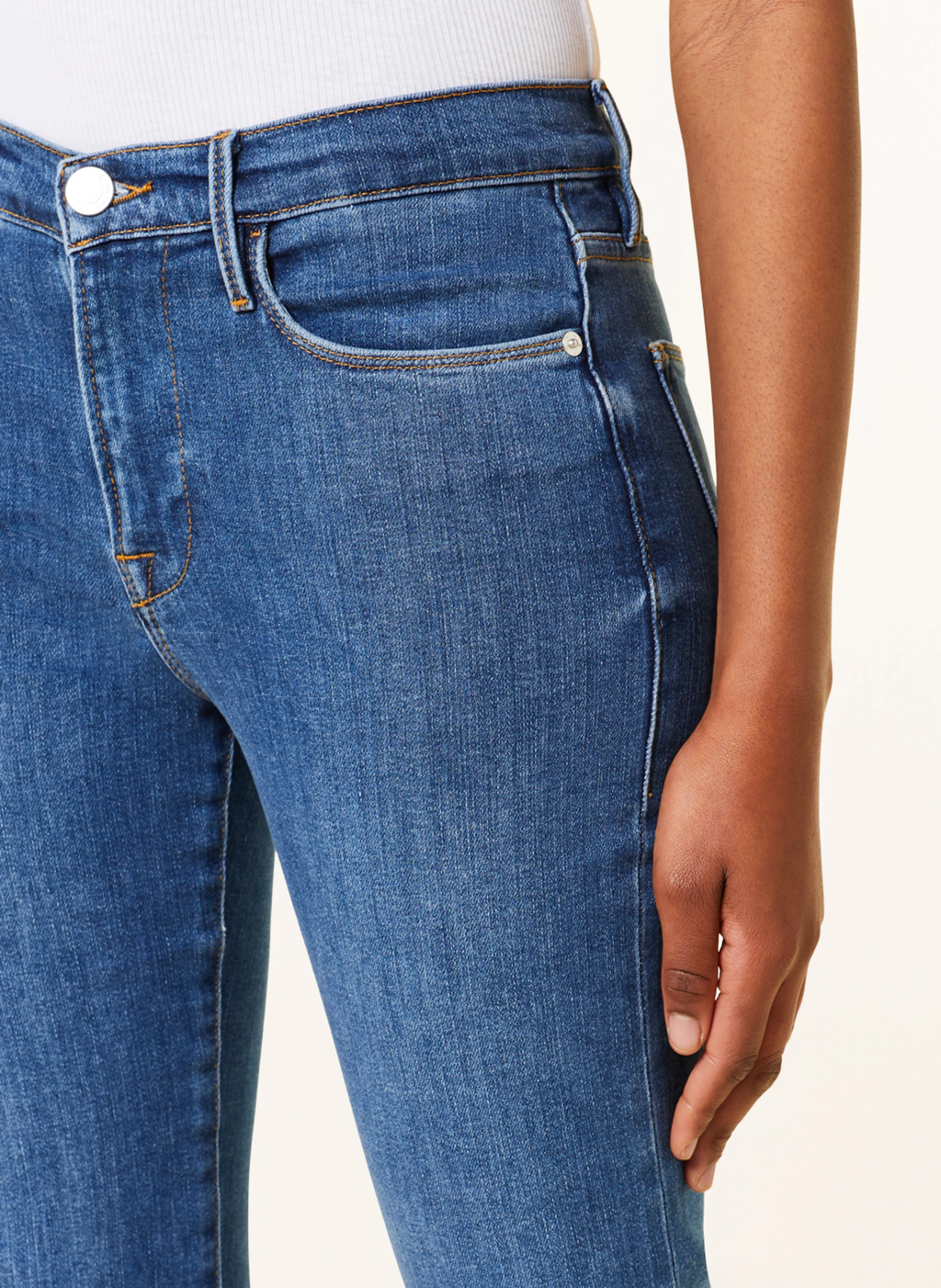 Pantalon Le High Straight Released Hem Fray - Samson