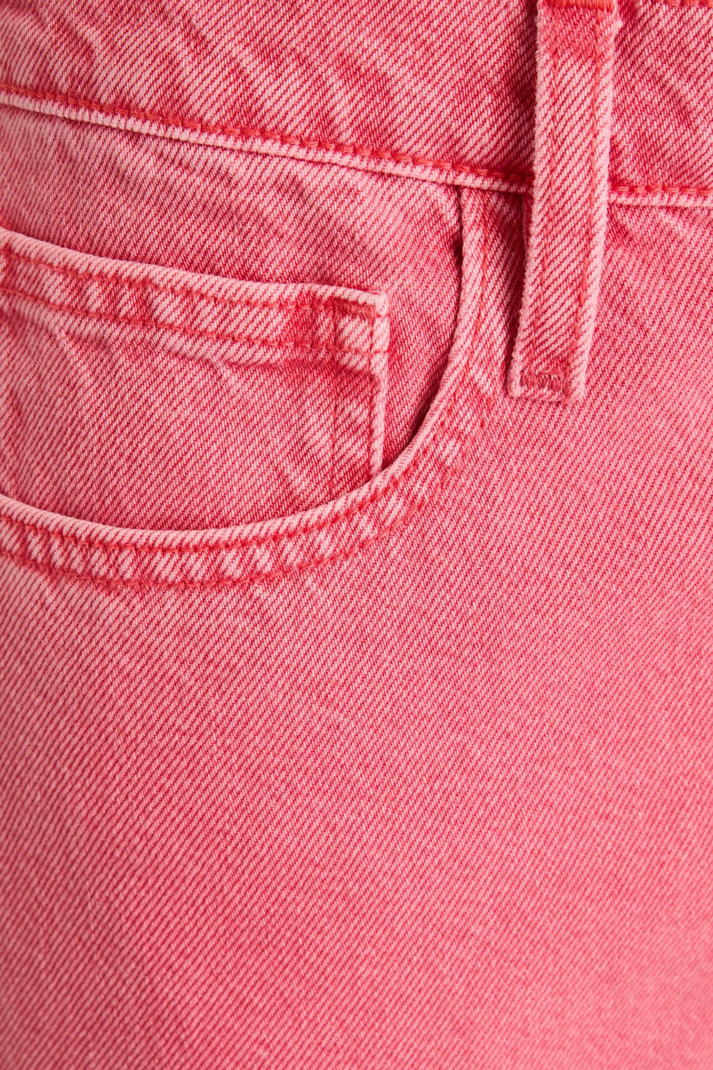 Pantalon Le Jane Crop Raw After - Washed Flamingo