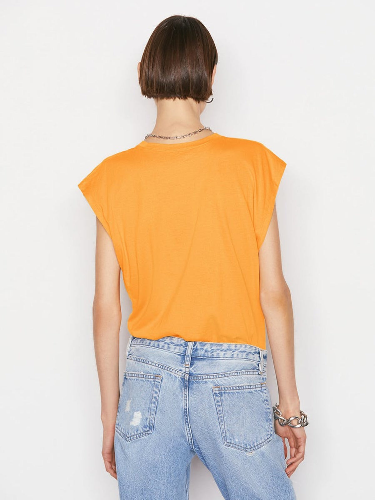 Top Le Mid Muscle Crew - Kumquat