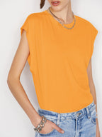 Top Le Mid Muscle Crew - Kumquat