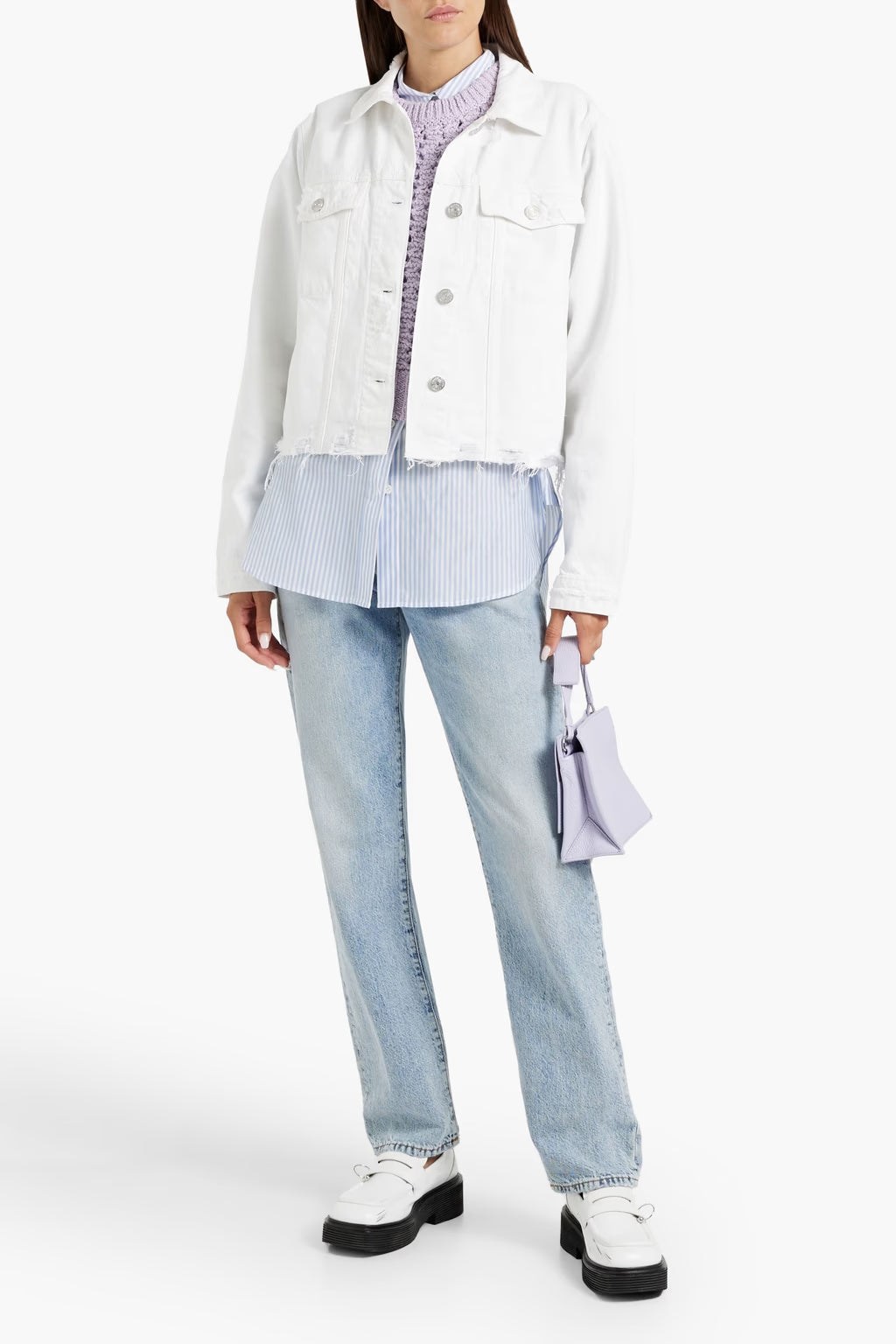 Veste Le Vintage - White Rips