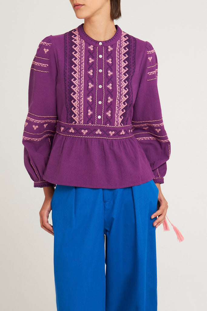 Blouse Lima - Purple