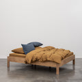 Housse De Couette En Lin Lavé 190G/M² - Moka