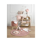 Balle D'Activité Bébé En Velours Rose