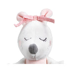 Hochet Petite Souris Danseuse Étoile En Velours Rose