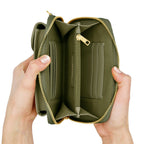 Pochette Bandoulière Étui Portable, Portefeuille London - Khaki