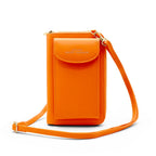 Pochette Bandoulière Étui Portable, Portefeuille London - Orange