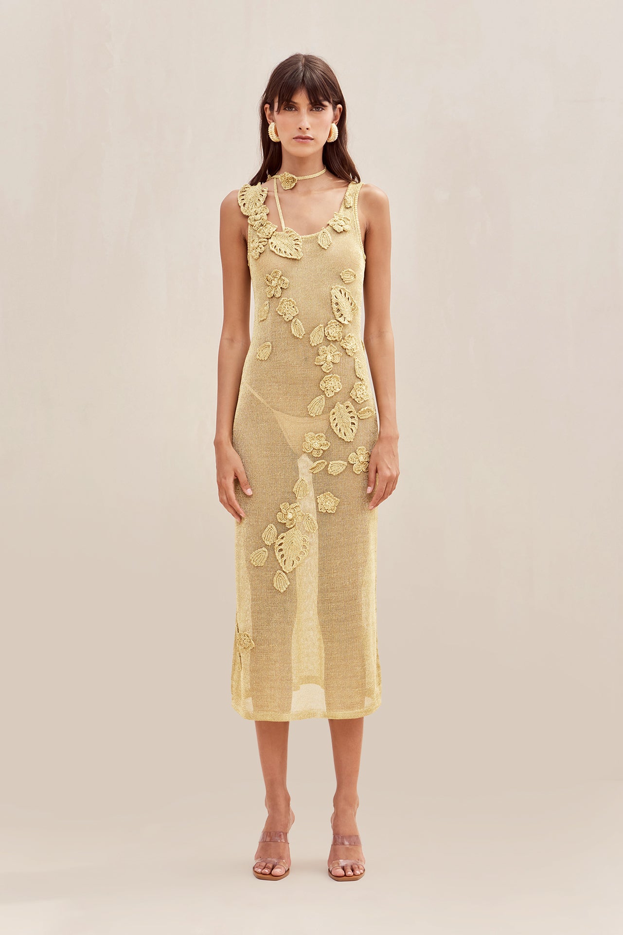 Robe De Plage Pemma - Gold