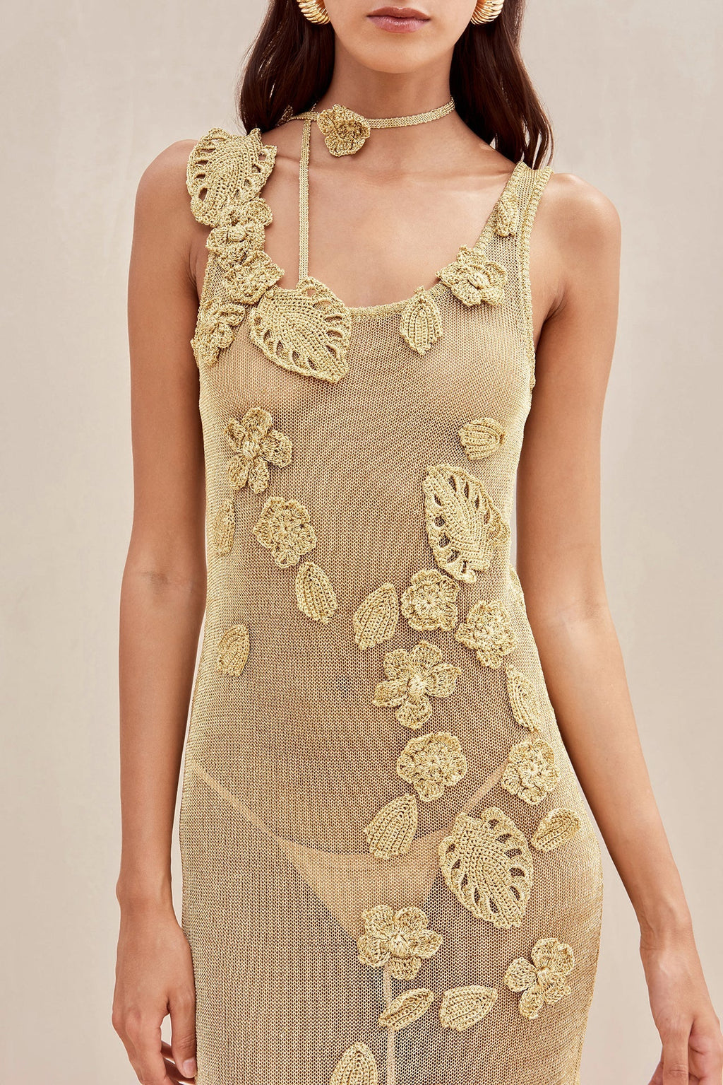Robe De Plage Pemma - Gold