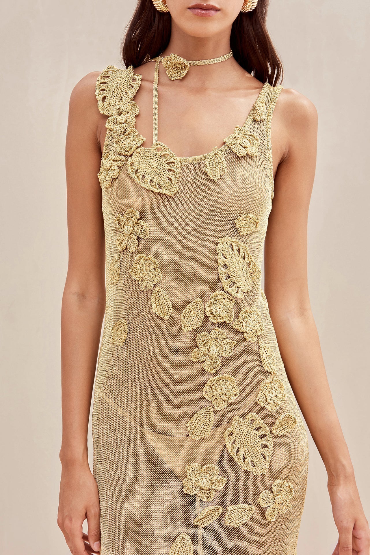 Robe De Plage Pemma - Gold