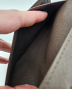 Portefeuille Louis Vuitton En Toile Enduite Damier Ebene