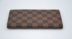Portefeuille Louis Vuitton En Toile Enduite Damier Ebene