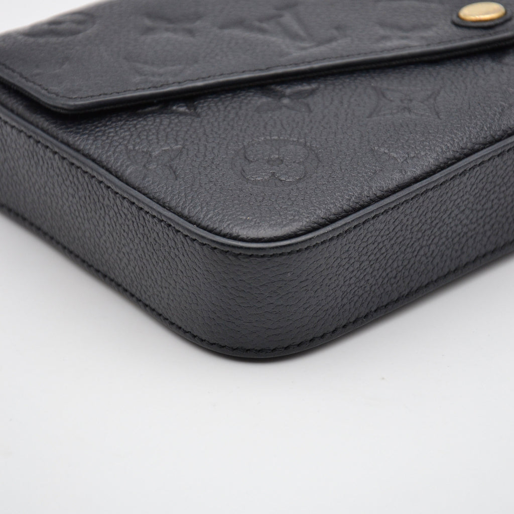 Louis Vuitton Pochette Félicie Empreinte Noir