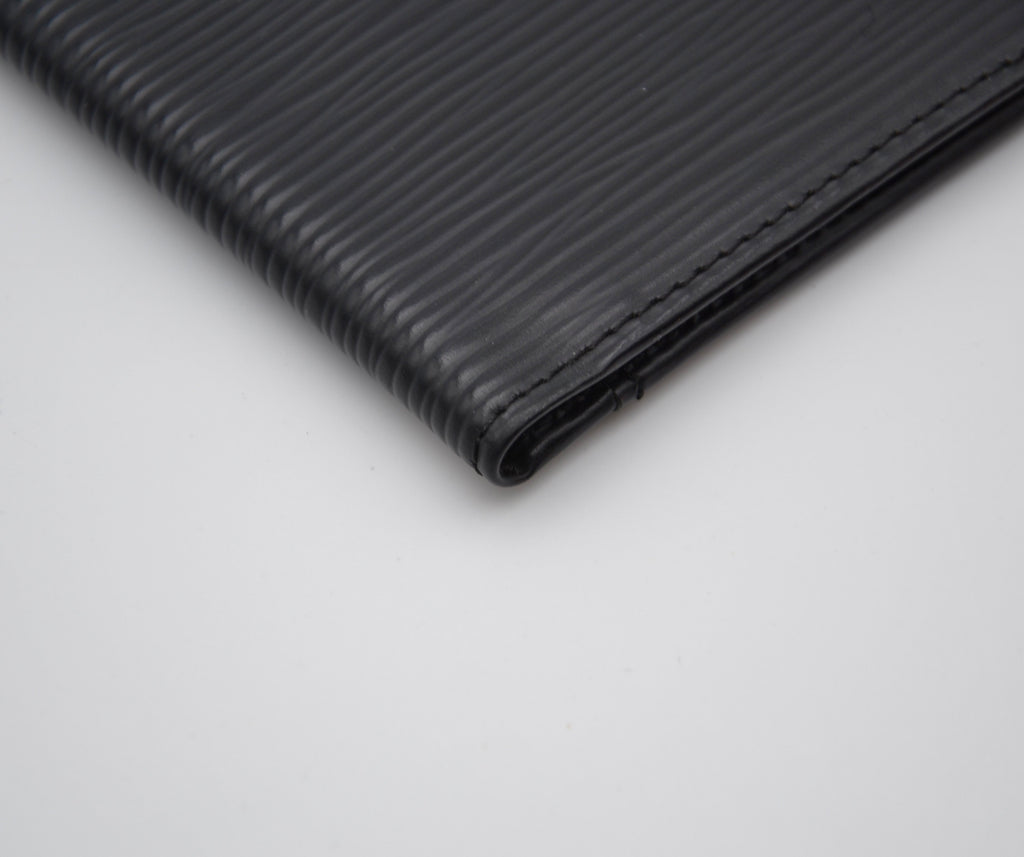 Porte-Cartes Louis Vuitton Cuir Épi Noir Unisexe