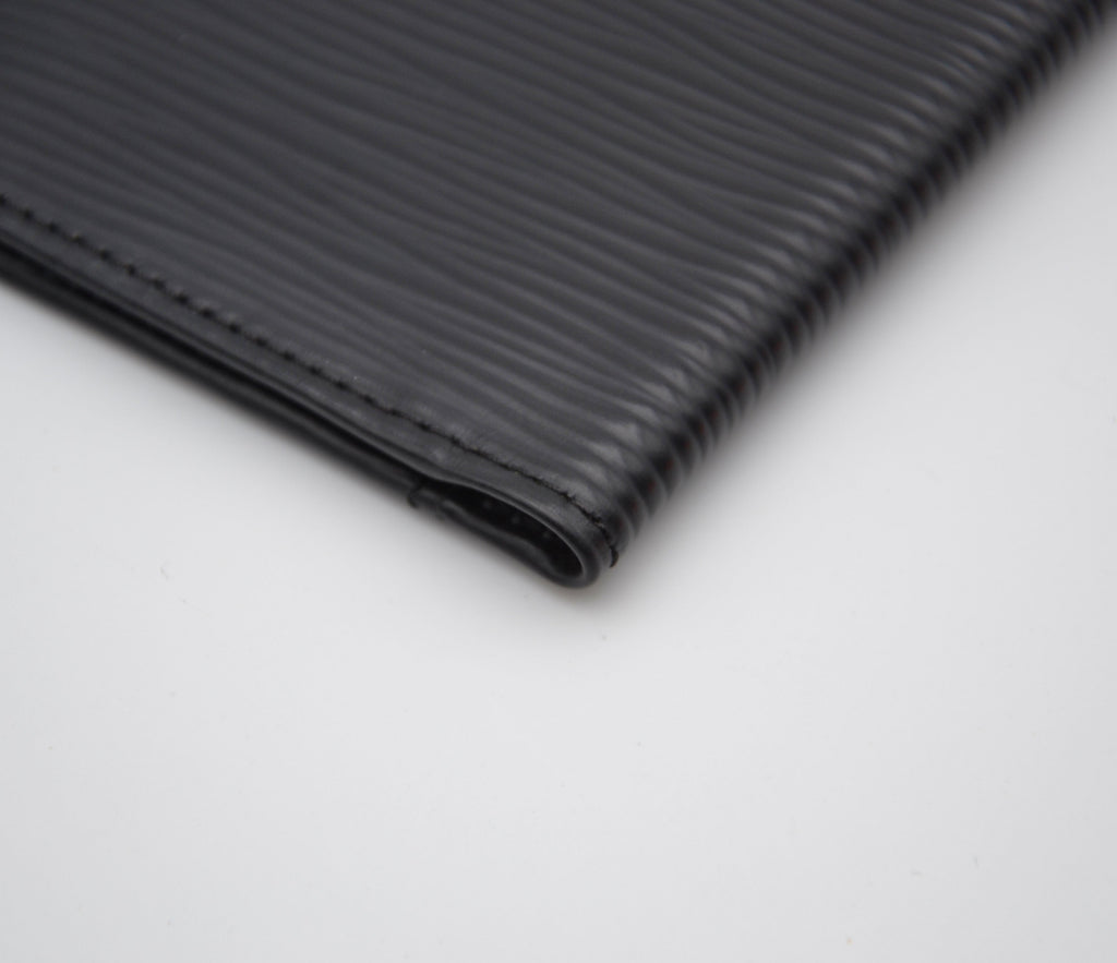 Porte-Cartes Louis Vuitton Cuir Épi Noir Unisexe