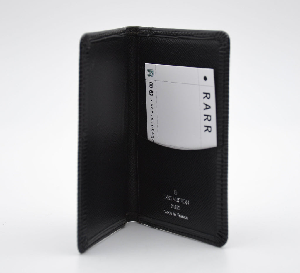 Porte-Cartes Louis Vuitton Cuir Épi Noir Unisexe