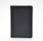 Porte-Cartes Louis Vuitton Cuir Épi Noir Unisexe