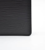 Porte-Cartes Louis Vuitton Cuir Épi Noir Unisexe