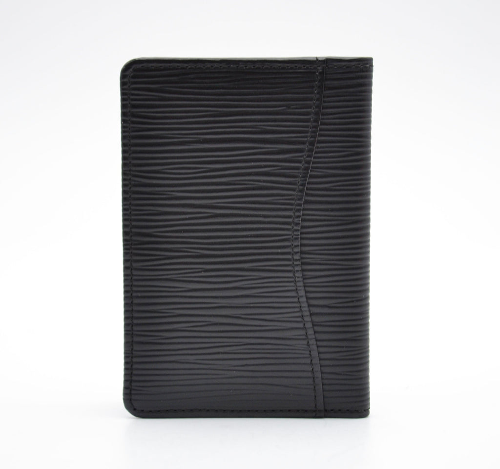 Porte-Cartes Louis Vuitton Cuir Épi Noir Unisexe