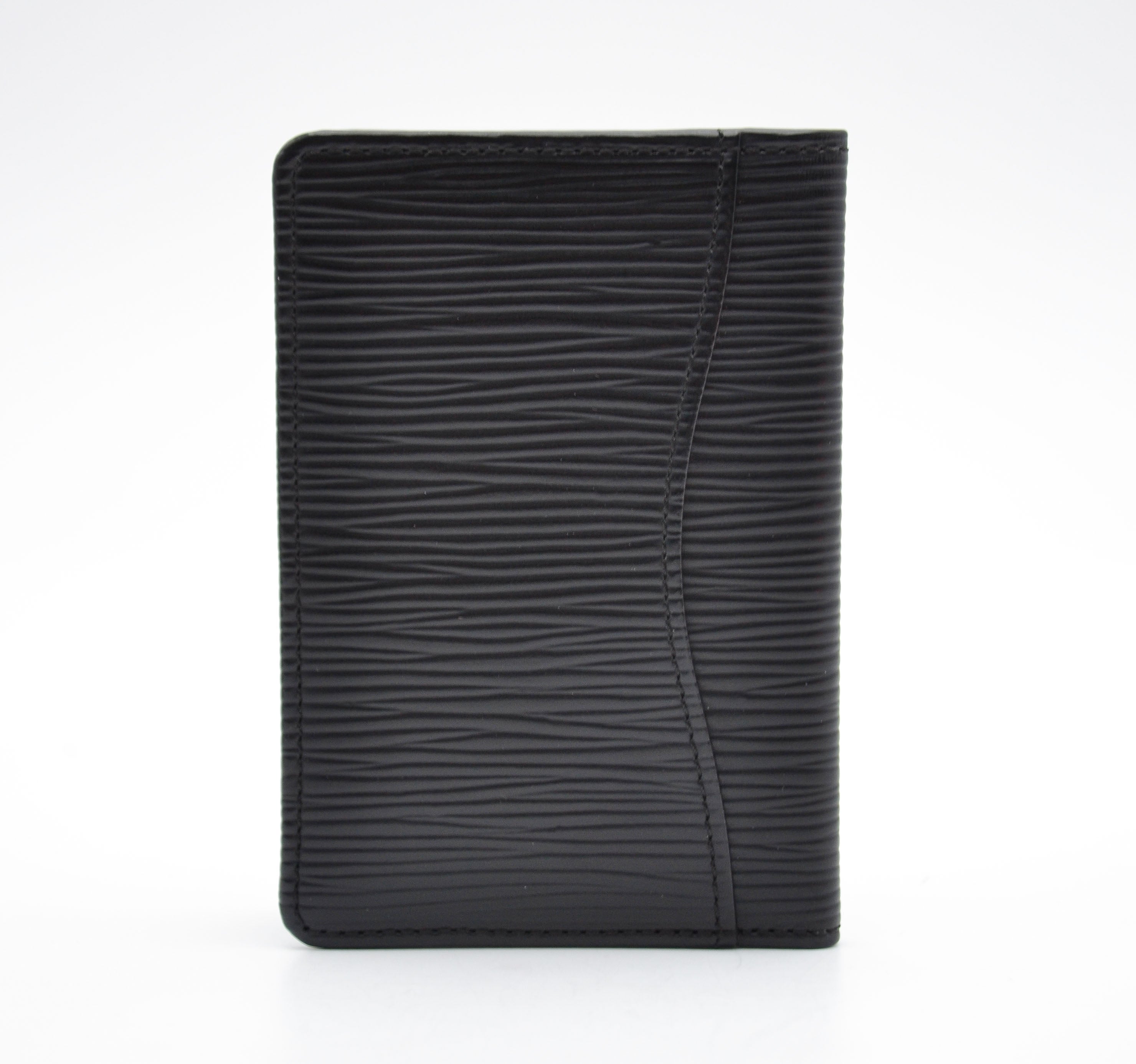 Porte-Cartes Louis Vuitton Cuir Épi Noir Unisexe