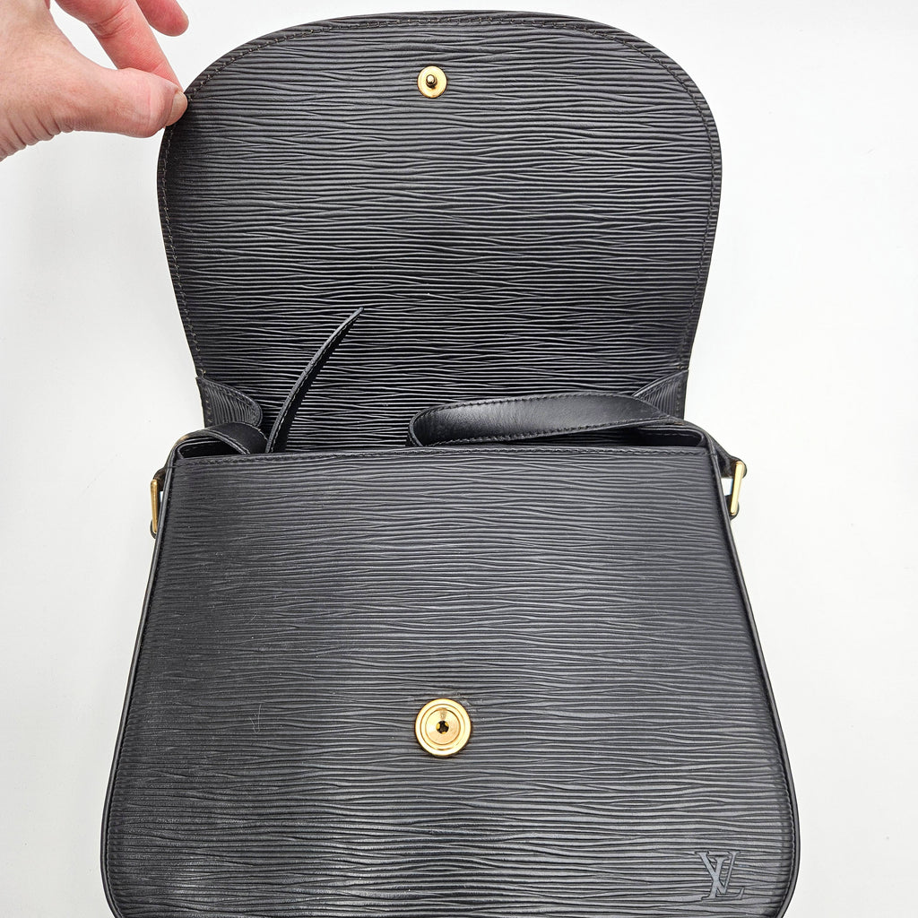 Louis Vuitton Saint Cloud Gm Cuir Épi Noir