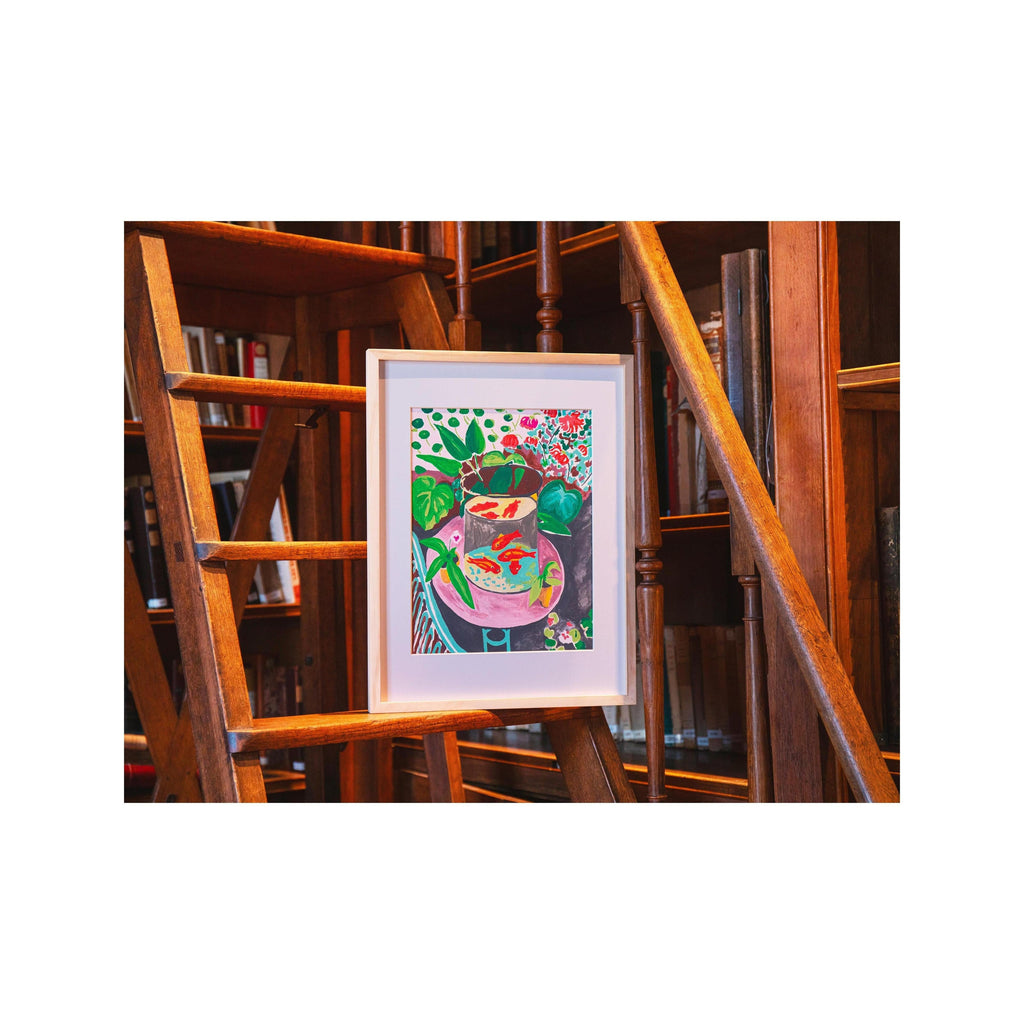 Coffret Peinture Au Numéro - Petit Pinceau - Les Poissons Rouges, Henri Matisse