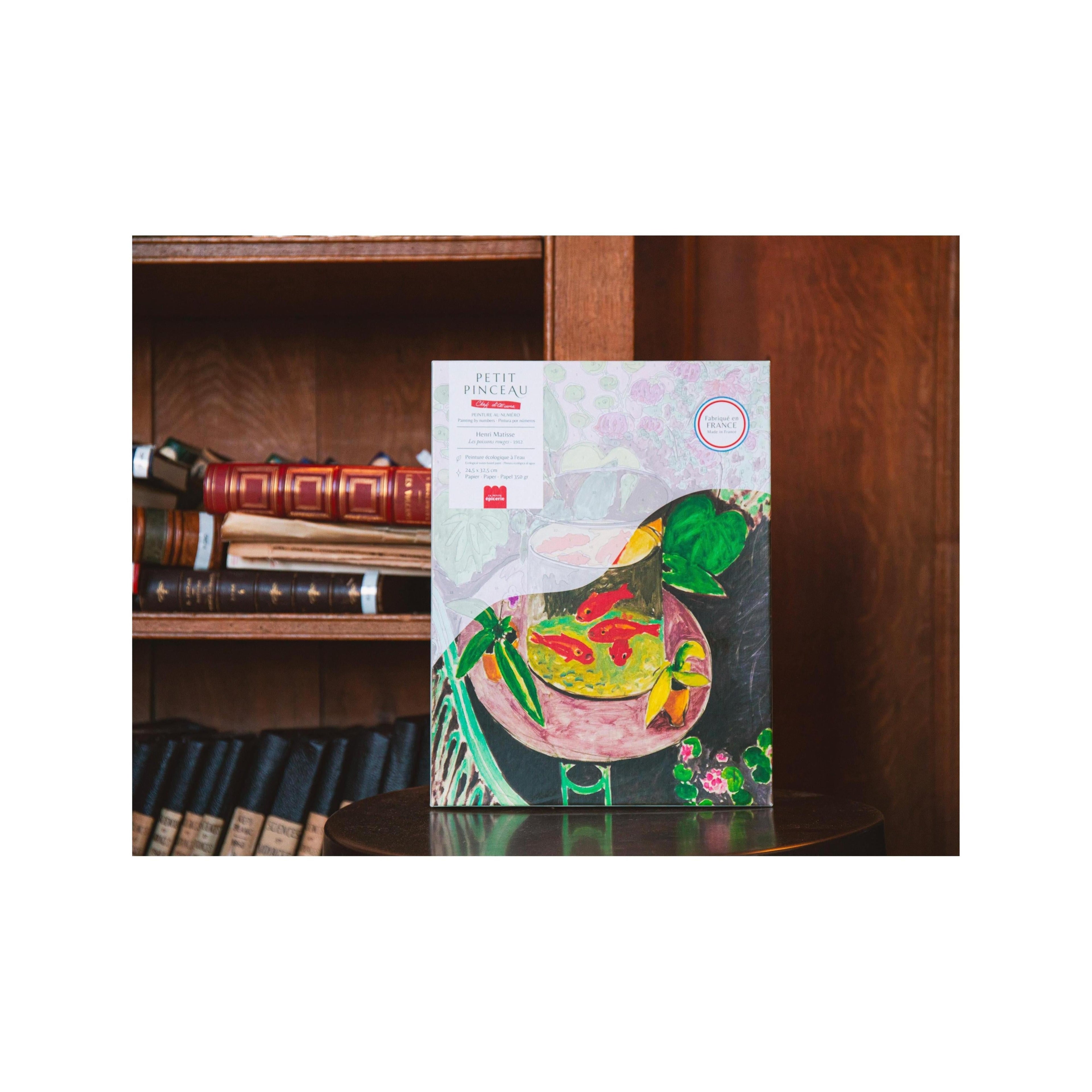 Coffret Peinture Au Numéro - Petit Pinceau - Les Poissons Rouges, Henri Matisse