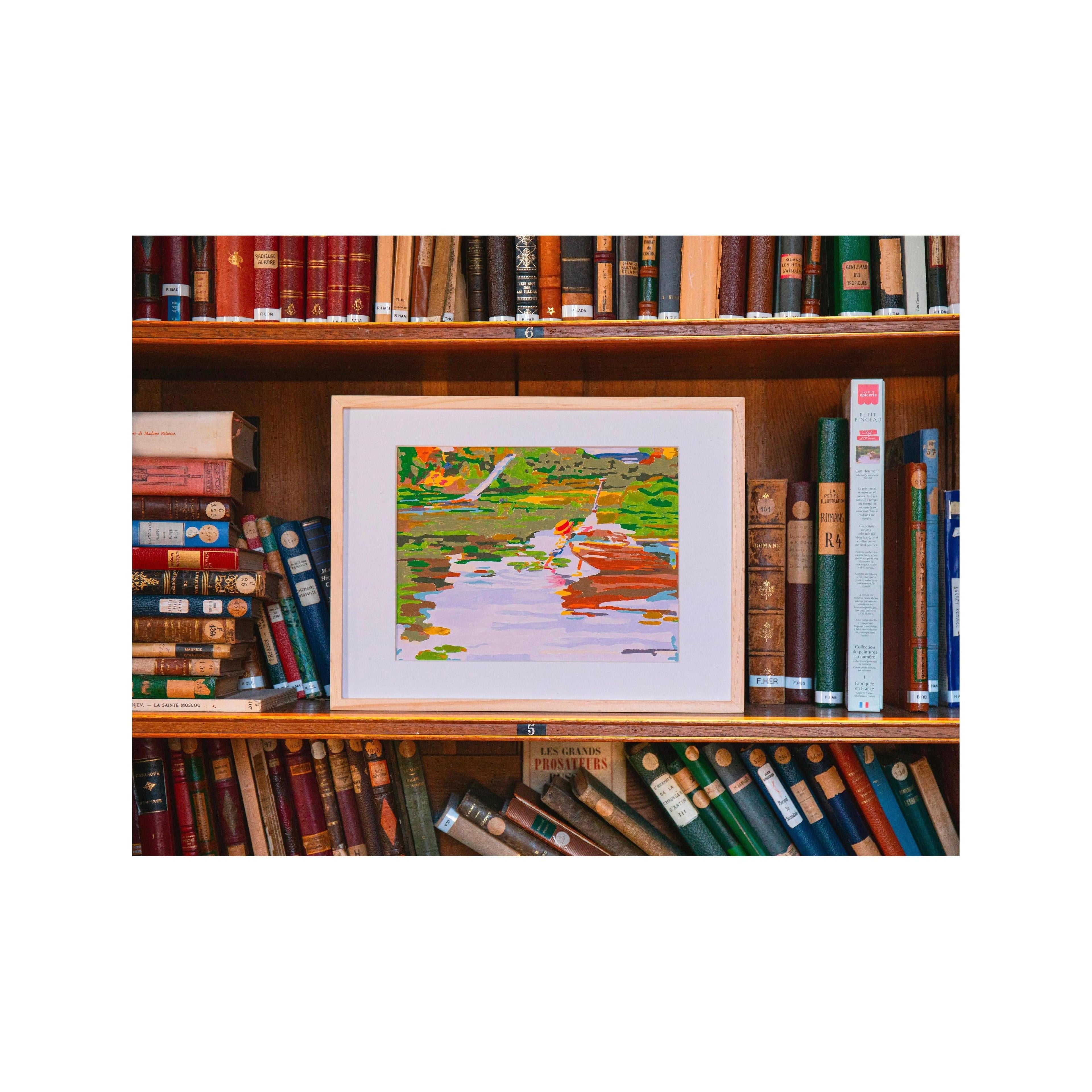 Coffret Peinture Au Numéro - Petit Pinceau - Mâdchen Im Kahn, Curt Herrmann