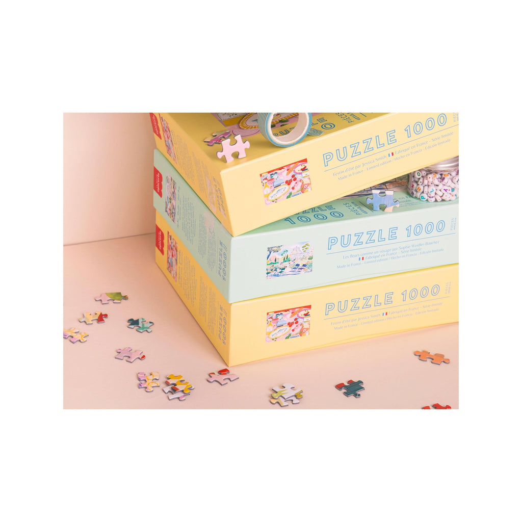 Puzzle Festin D'Été  Par Jessica Smith - 1000 Pièces
