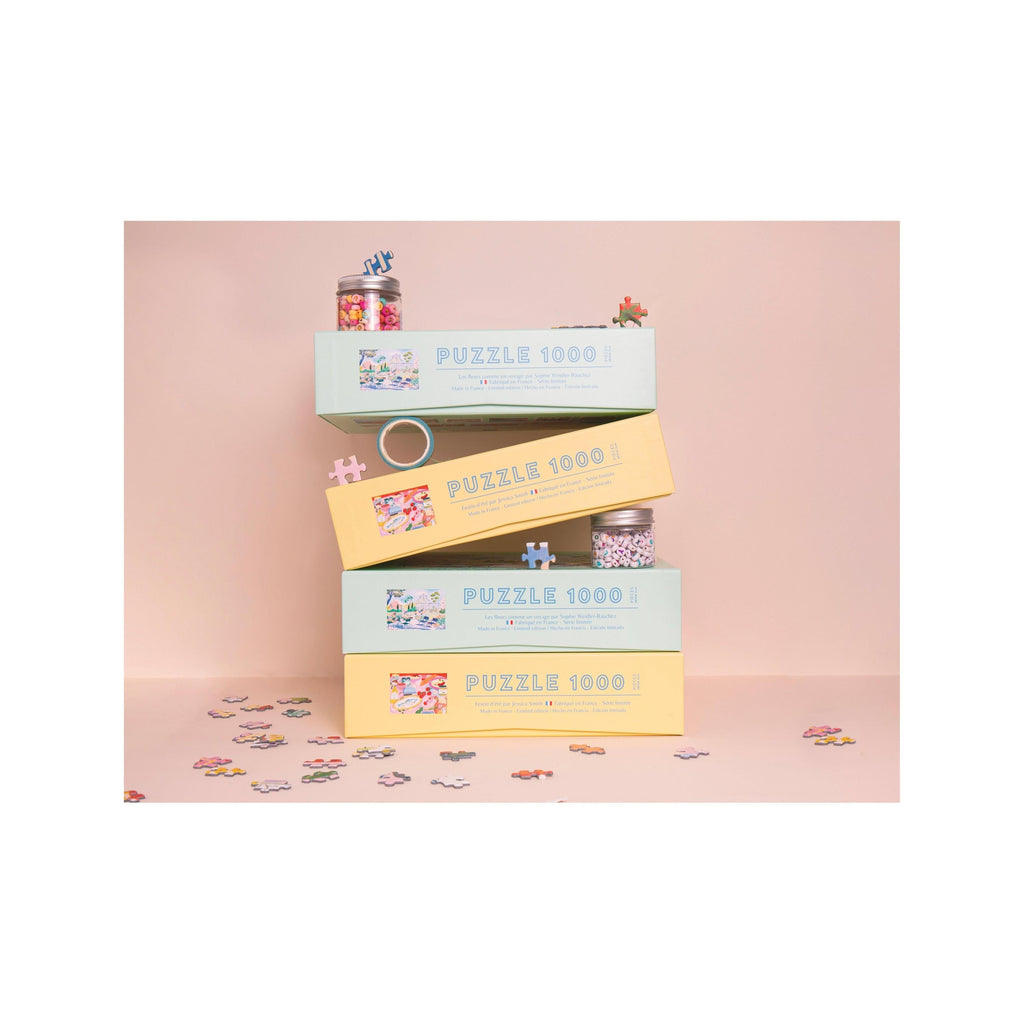 Puzzle Festin D'Été  Par Jessica Smith - 1000 Pièces