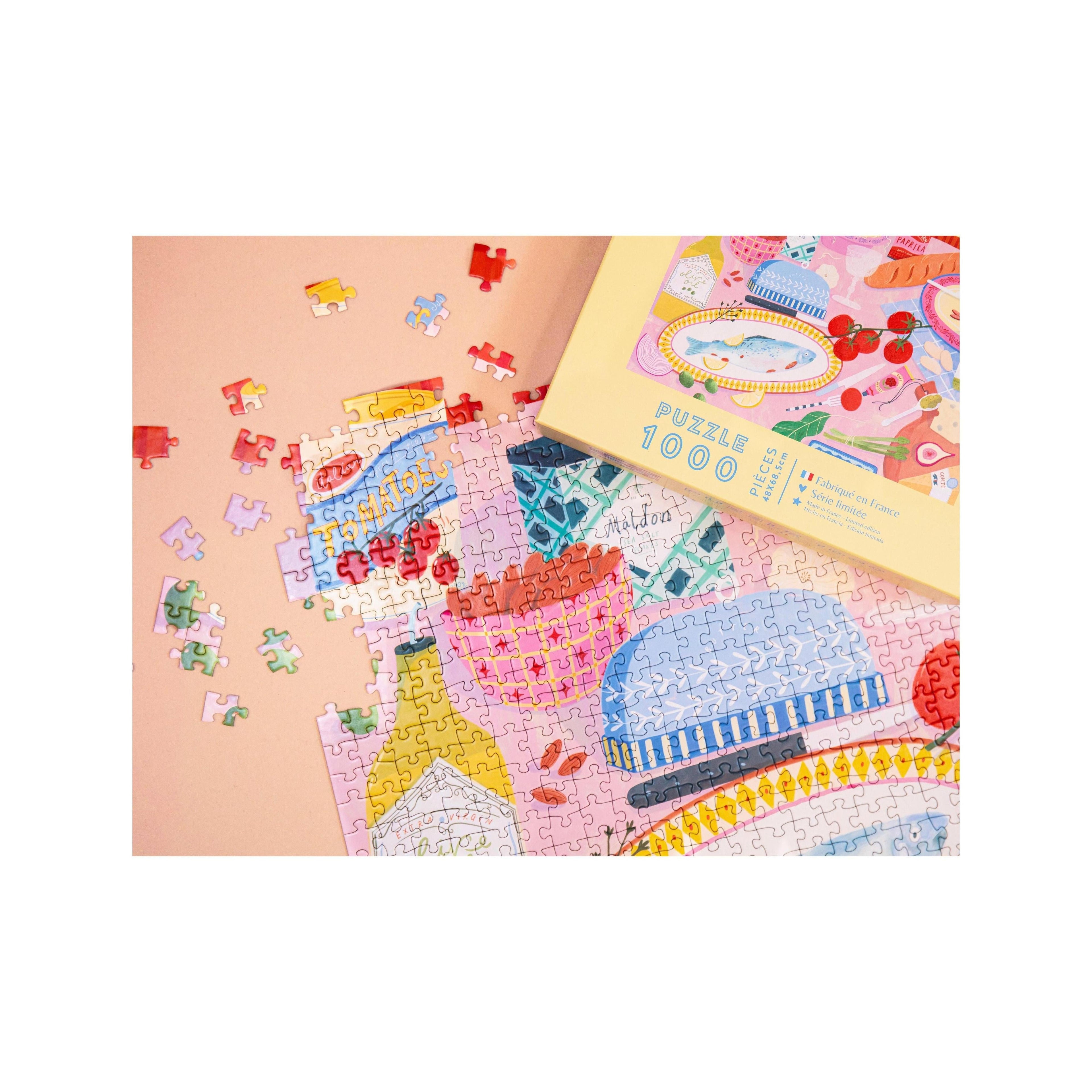 Puzzle Festin D'Été  Par Jessica Smith - 1000 Pièces