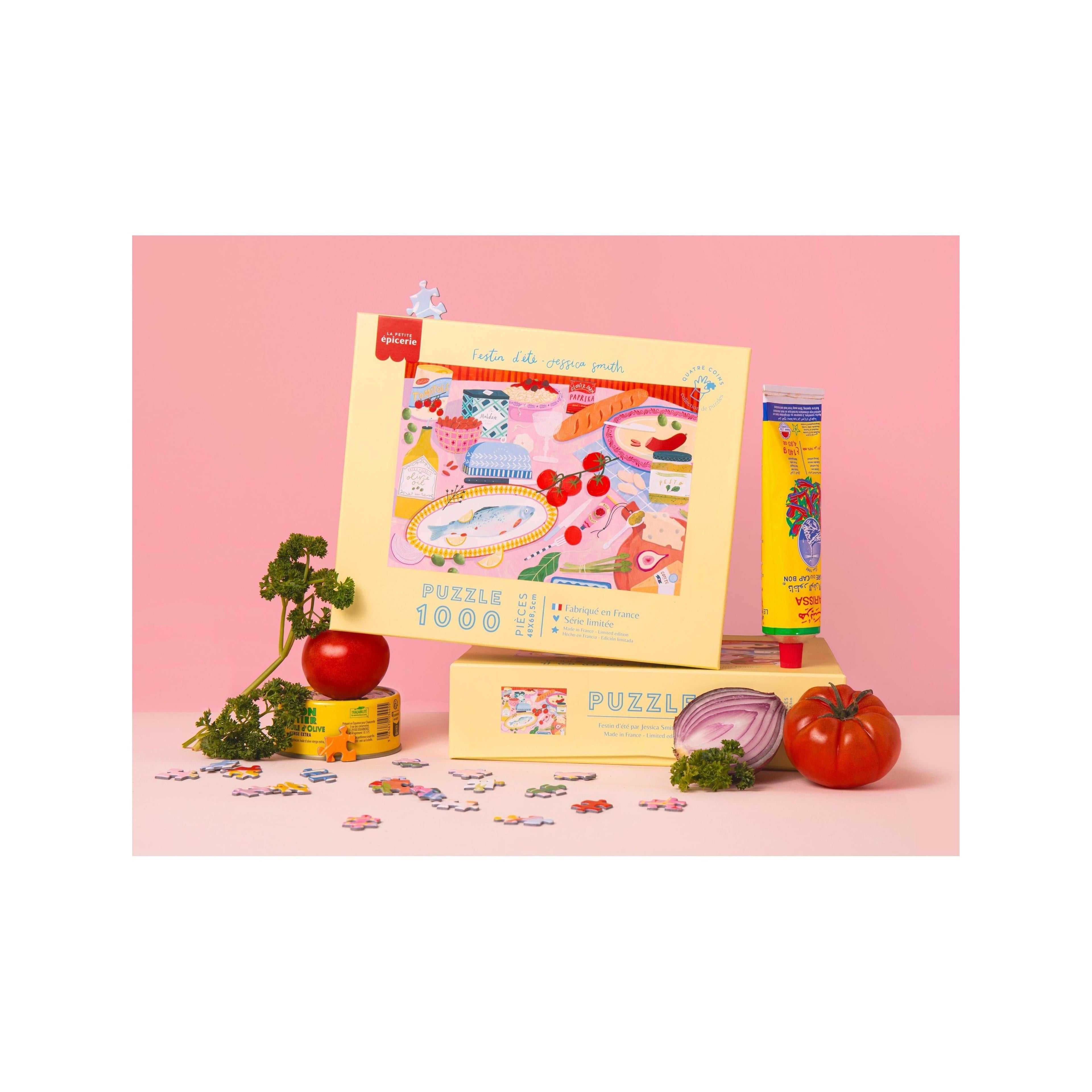 Puzzle Festin D'Été  Par Jessica Smith - 1000 Pièces