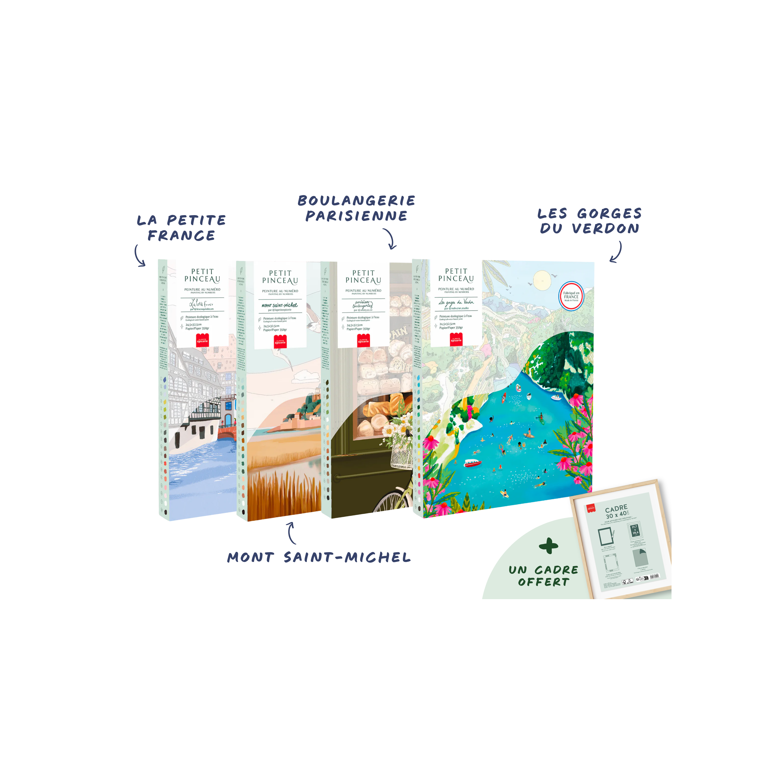Pack Petit Pinceau : Escapades En France