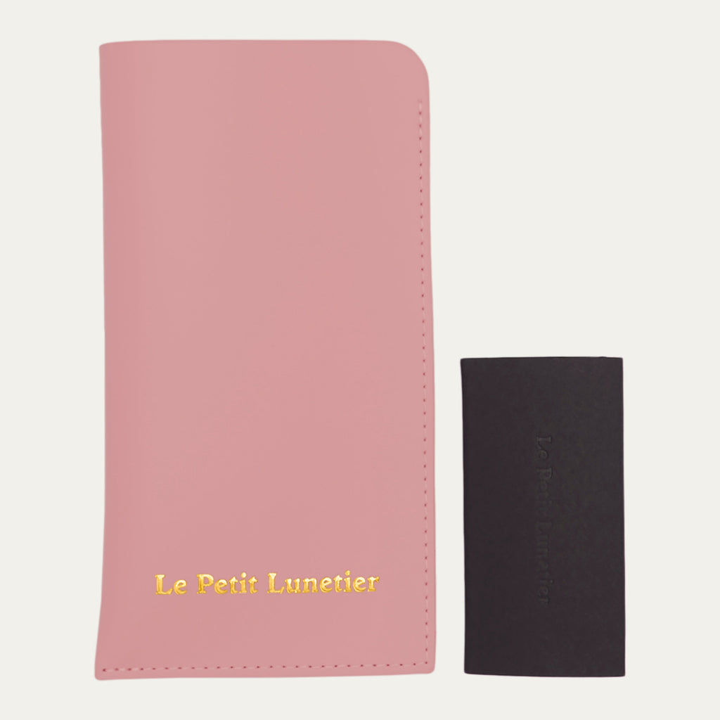 Pochette À Lunettes En Cuir Pochette - Rose - Mixte