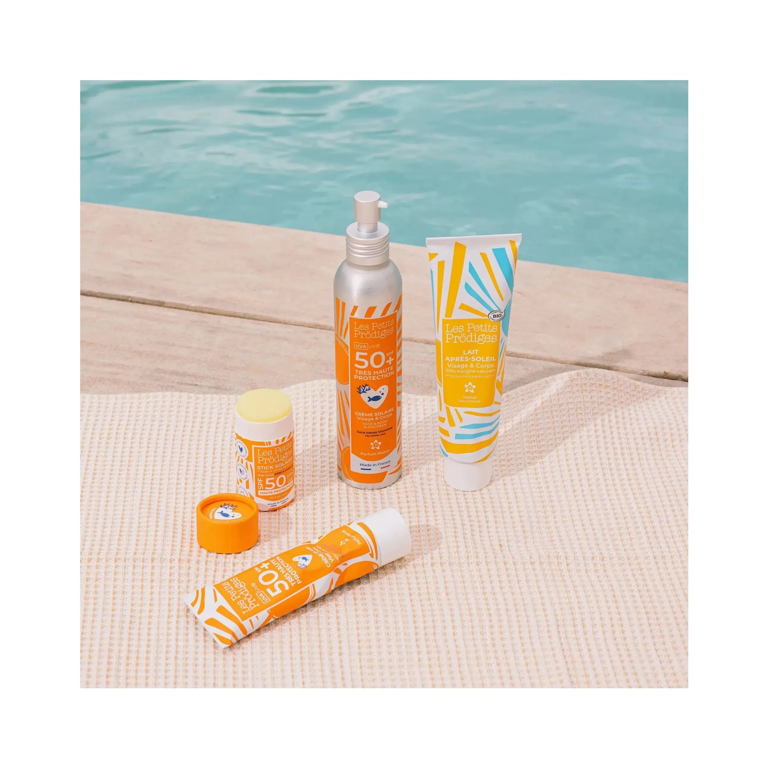 crème solaire visage et corps haute protection SPF50+ clean et responsable 