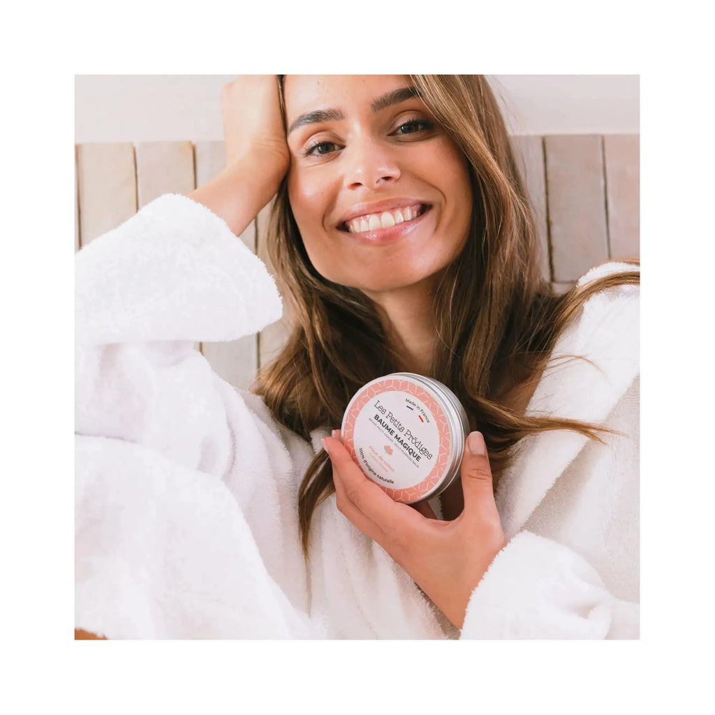 baume magique fleur de coton, soin 10 en 1 100% d'origine naturelle