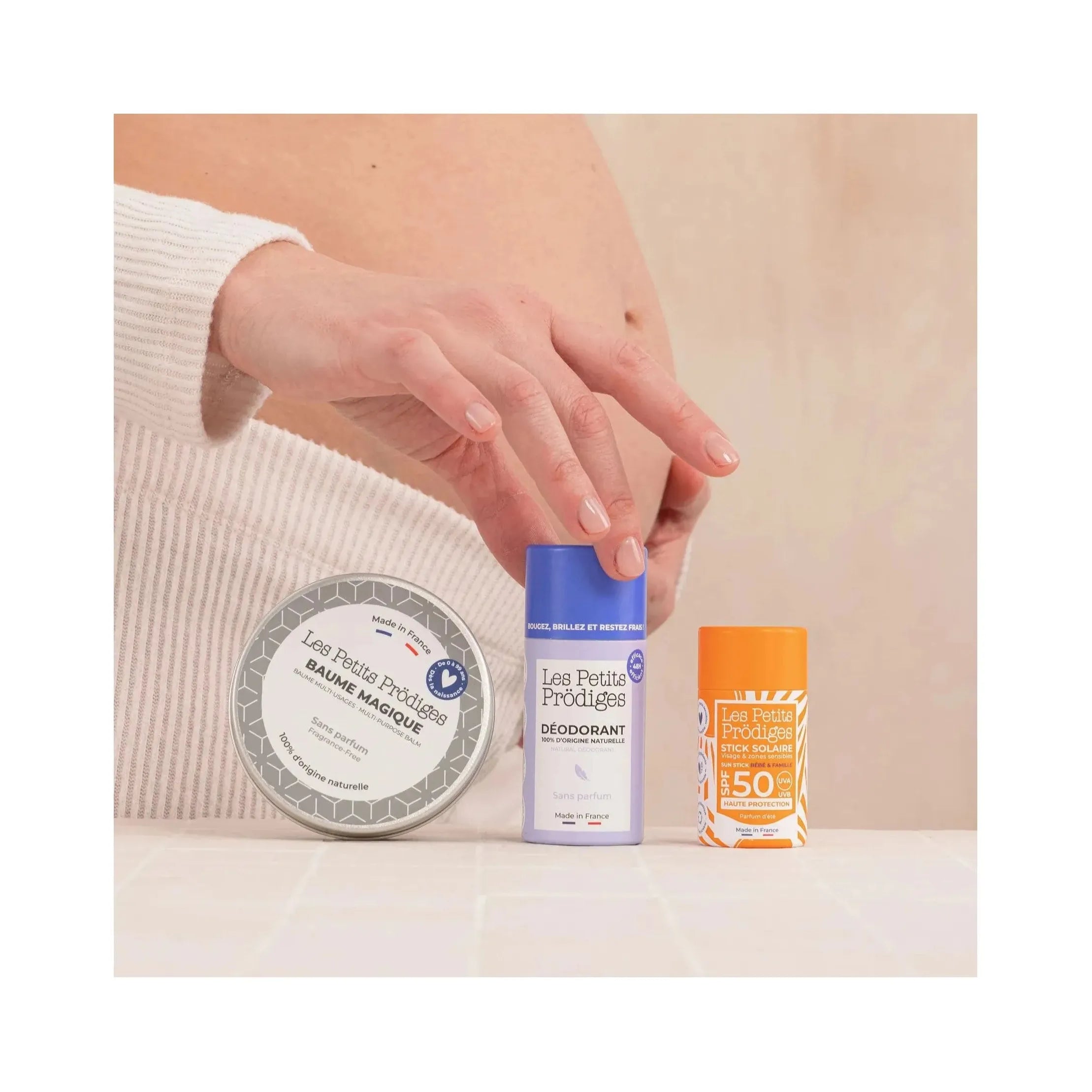 Trio produits naturels pour les femmes enceintes