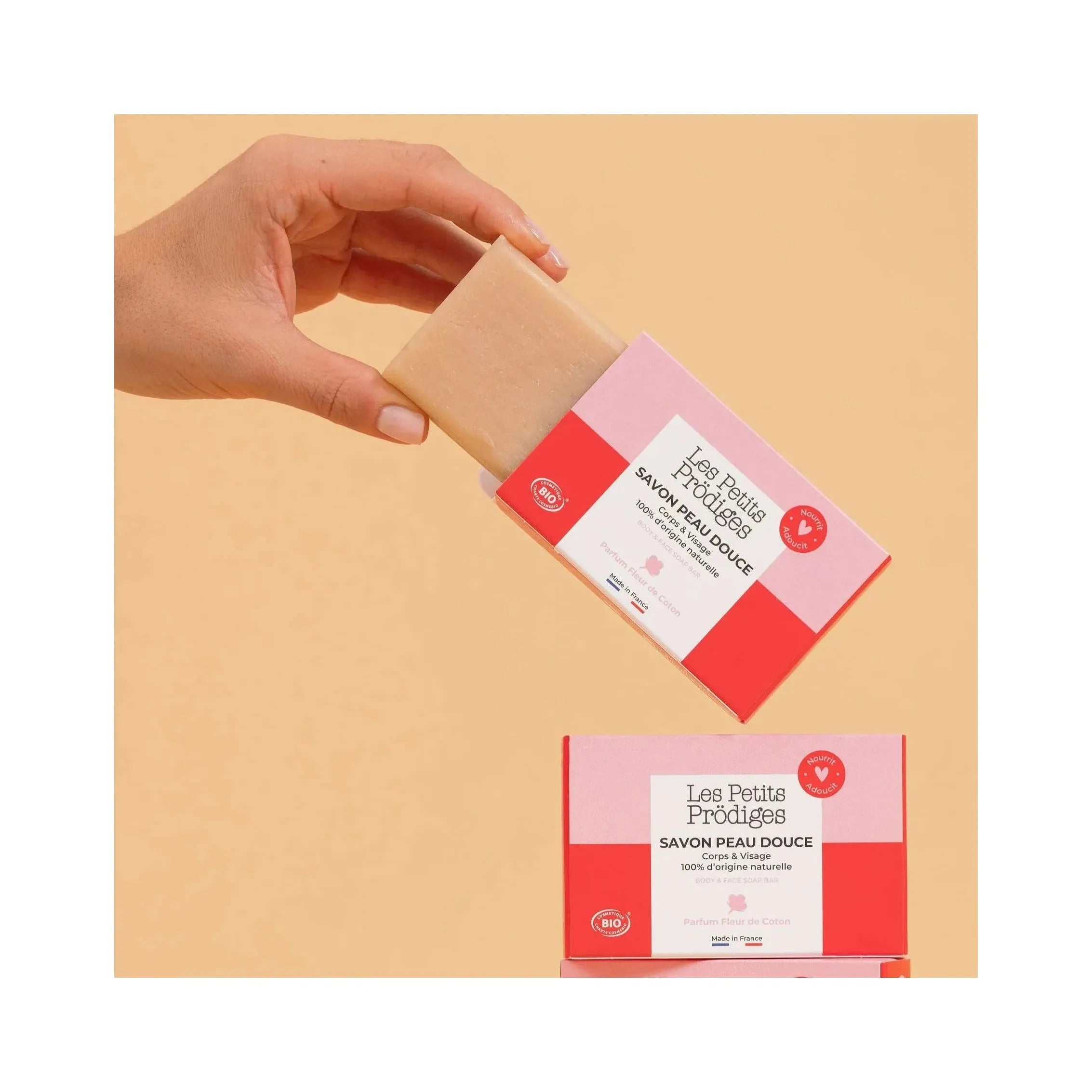 Savon peau douce visage & corps certifié BIO