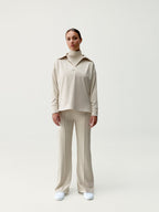 Sweatshirt Lua Polo - Winter Ecru - Femme