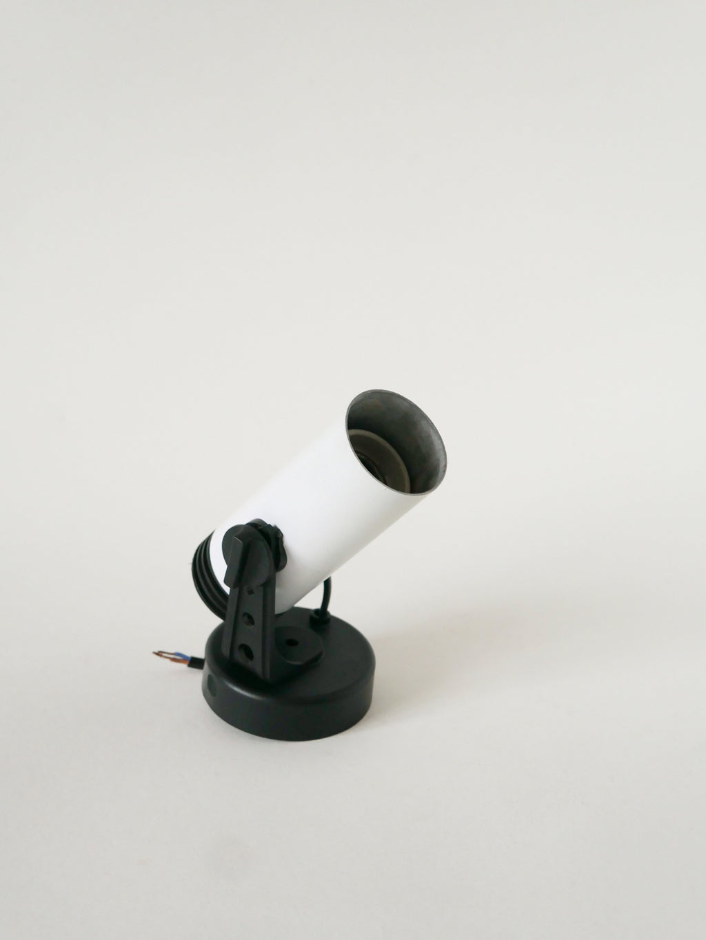 Applique Spot En Métal, Blanc, 1970