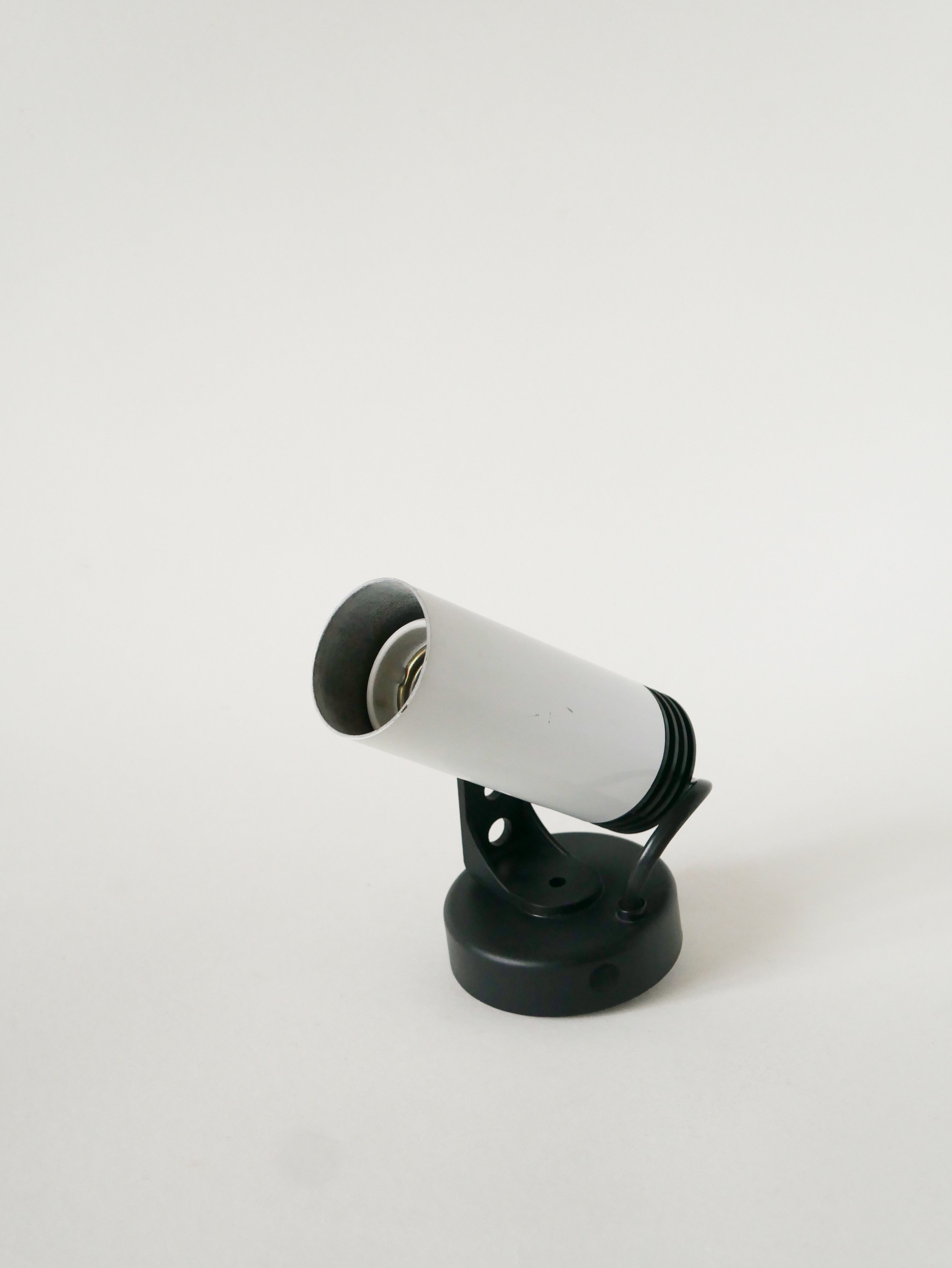 Applique Spot En Métal, Blanc, 1970