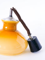 Suspension En Opaline, Jaune, 1970