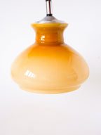 Suspension En Opaline, Jaune, 1970